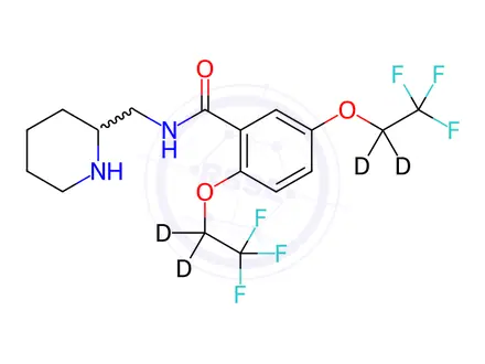 Chemical structure of Flecainide-d4
