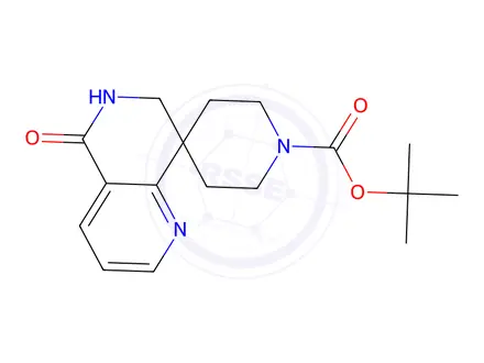 Chemical structure of Tert-Butyl 5-Oxo-6,7-Dihydro-5H-Spiro[[1,6]Naphthyridine-8,4'-Piperidine]-1'-Carboxylate