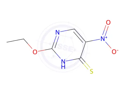 Chemical structure of 2-Ethoxy-5-nitropyrimidine-4-thiol
