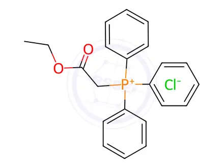 Chemical structure of (2-Ethoxy-2-oxoethyl)-triphenylphosphonium chloride