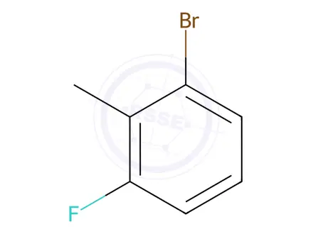 Chemical structure of 2-Bromo-6-fluorotoluene