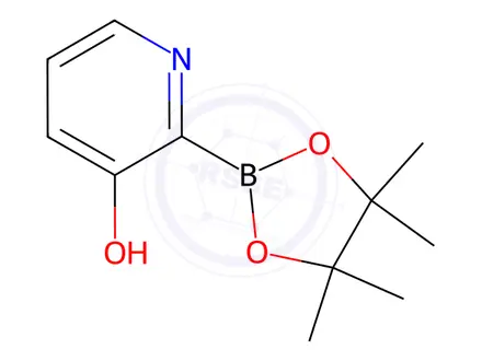 Chemical structure of 2-(4,4,5,5-Tetramethyl-1,3,2-dioxaborolan-2-yl)-3-pyridinol