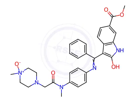 Chemical structure of Nintedanib Impurity 60