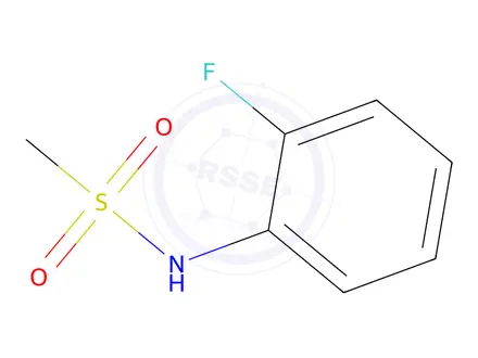 Chemical structure of N-(2-fluorophenyl)methanesulfonamide