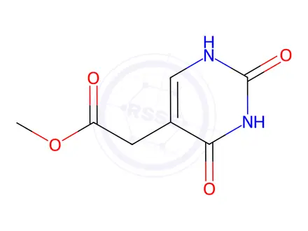 Chemical structure of Uracil 5-acetic acid Methyl ester