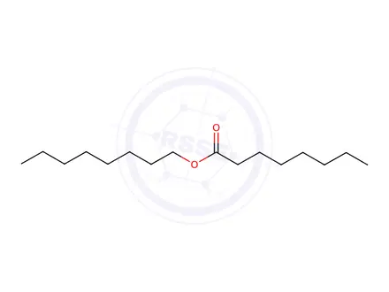 Chemical structure of Octanoic acid, octyl ester