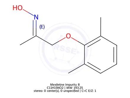 Chemical structure of Mexiletine Impurity 8