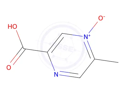 Chemical structure of Acipimox