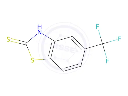 Chemical structure of 5-(Trifluoromethyl)benzo[d]thiazole-2(3H)-thione