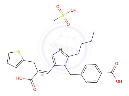 Chemical structure of Eprosartan Mesylate