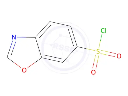 Chemical structure of 1,3-Benzoxazole-6-sulfonyl chloride