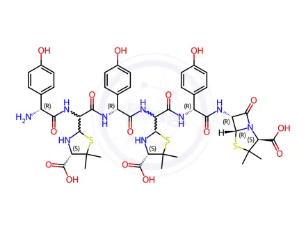 Chemical structure of Amoxicillin Impurity 120