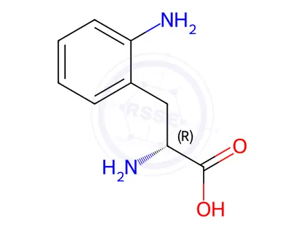 Chemical structure of 2-Amino-D-Phenylalanine