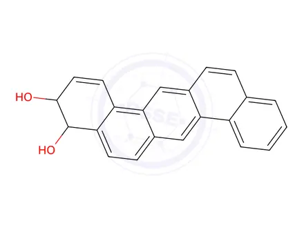 Chemical structure of dibenzoanthracene-3,4-dihydrodiol