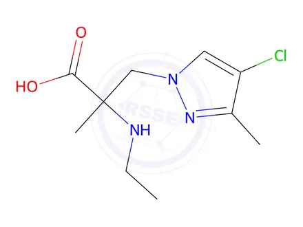 Chemical structure of 3-(4-Chloro-3-methyl-1h-pyrazol-1-yl)-2-(ethylamino)-2-methylpropanoic acid