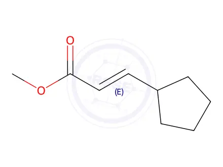 Chemical structure of Methyl (E)-3-cyclopentylacrylate