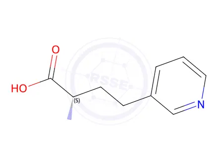 Chemical structure of (S)-2-amino-4-pyridin-3-yl-butyric acid
