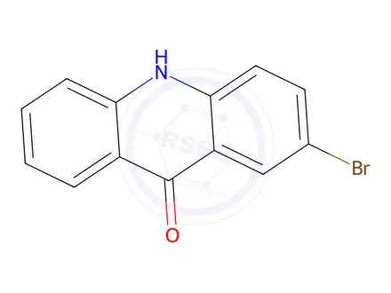 Chemical structure of 2-Bromoacridin-9(10H)-one