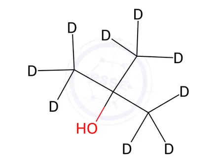 Chemical structure of 2-Methyl-2-propanol-d9