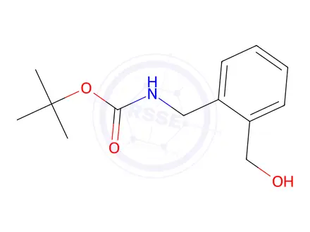 Chemical structure of 2-(Boc-aminomethyl)benzyl alcohol
