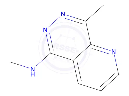 Chemical structure of N,8-dimethylpyrido[2,3-d]pyridazin-5-amine