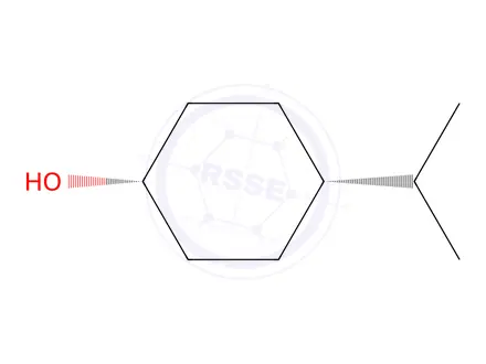 Chemical structure of cis-opropylcyclohexanol