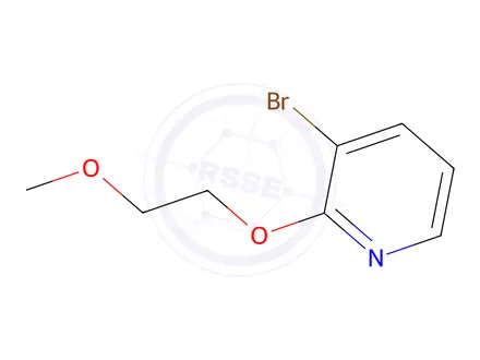 Chemical structure of 3-Bromo-2-(2-methoxyethoxy)pyridine
