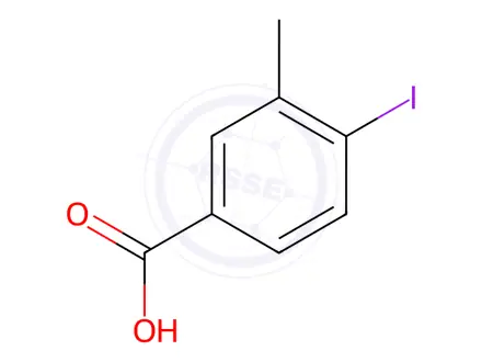 Chemical structure of 4-Iodo-3-methylbenzoic acid