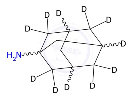 Chemical structure of Amantadine-d15