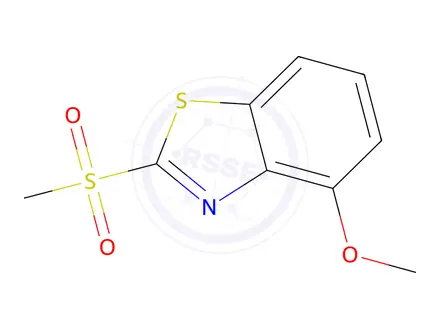 Chemical structure of 4-methoxy-2-(methylsulfonyl)benzo[d]thiazole