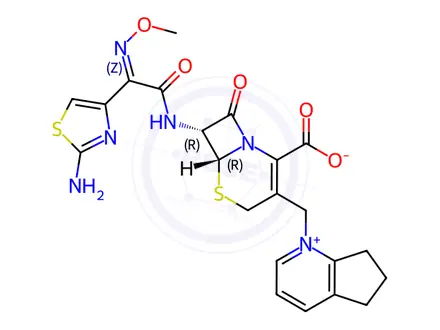 Chemical structure of Cefpirome