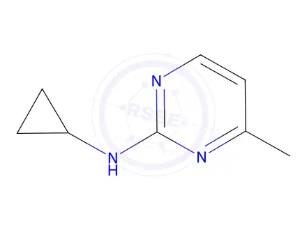 Chemical structure of N-Cyclopropyl-4-methylpyrimidin-2-amine