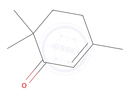 Chemical structure of 3,6,6-Trimethyl-2-cyclohexen-1-one