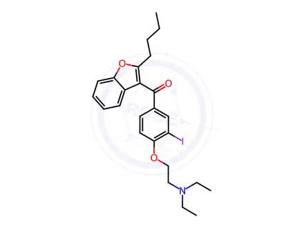 Chemical structure of Amiodarone EP Impurity C