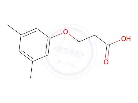 Chemical structure of 3-(3,5-Dimethylphenoxy)propanoic Acid