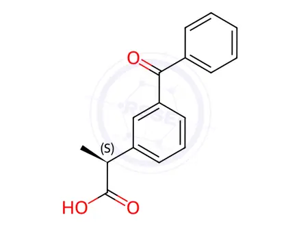 Chemical structure of (S)-Ketoprofen