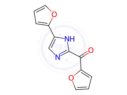 Chemical structure of Furan-2-yl(5-(furan-2-yl)-1H-imidazol-2-yl)methanone