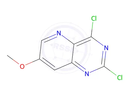 Chemical structure of 2,4-Dichloro-7-methoxypyrido[3,2-d]pyrimidine