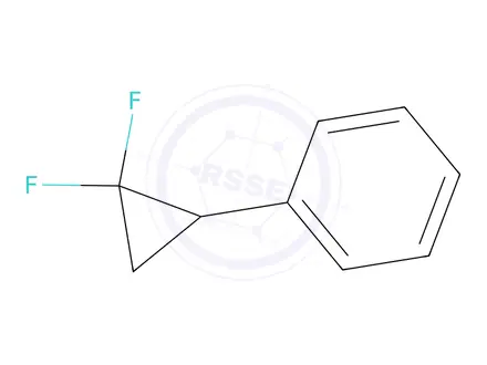 Chemical structure of 1,1-DIFLUORO-2-PHENYL-CYCLOPROPANE