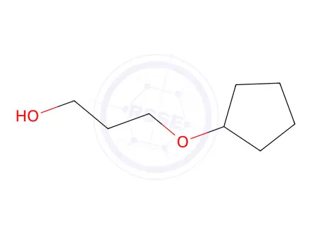 Chemical structure of 3-(cyclopentyloxy)propan-1-ol