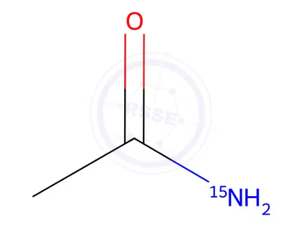 Chemical structure of Acetamide (15N)