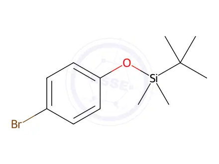 Chemical structure of 4-Bromophenol tert-Butyldimethylsilyl Ether