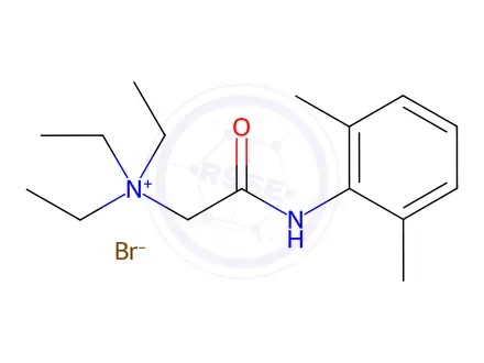 Chemical structure of Lidocaine N-Ethyl Bromide