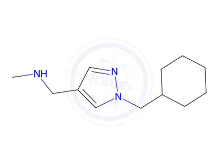 Chemical structure of {[1-(cyclohexylmethyl)-1h-pyrazol-4-yl]methyl}(methyl)amine