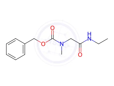 Chemical structure of BENZYL N-[(ETHYLCARBAMOYL)METHYL]-N-METHYLCARBAMATE