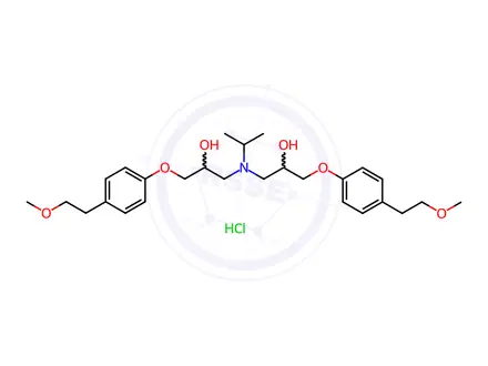 Chemical structure of Metoprolol USP Impurity D HCl