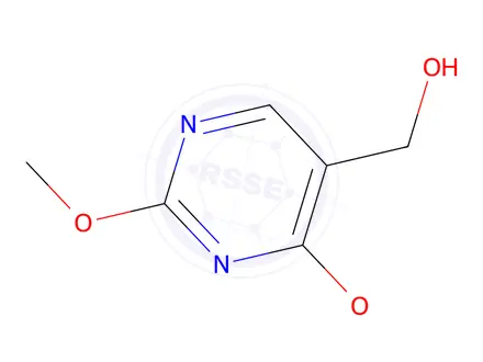 Chemical structure of 5-Pyrimidinemethanol, 2,4-dimethoxy-(9CI)