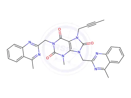 Chemical structure of Linagliptin Impurity 160