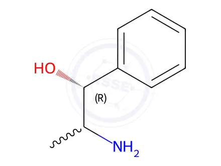 Chemical structure of (1S,2R)-(+)-Norephedrine