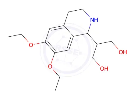 Chemical structure of 2-(6,7-Diethoxy-1,2,3,4-tetrahydro-isoquinolin-1-yl)-propane-1,3-diol